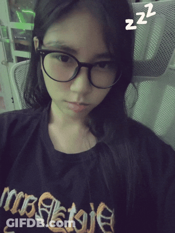 Girl Wearing Glasses Taking Selfie GIF