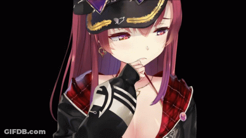 Girl Wearing Hat With Letter A GIF