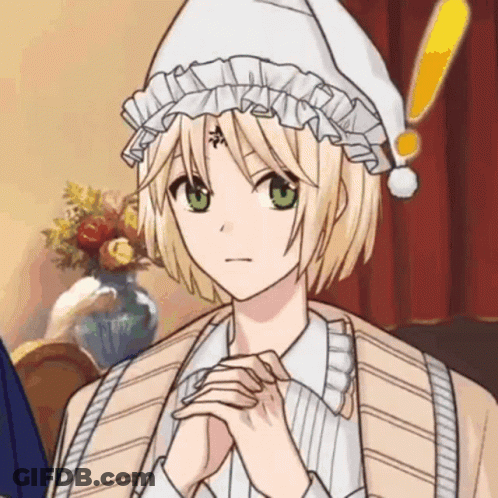 Girl Wearing Hat With Ruffles GIF