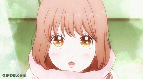 Girl Wearing Pink Scarf Close Up GIF