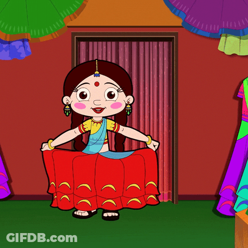 Girl Wearing Red Dress GIF