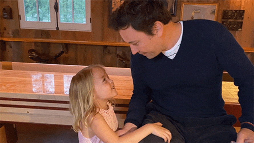 Girl Whisper Jimmy Fallon GIF