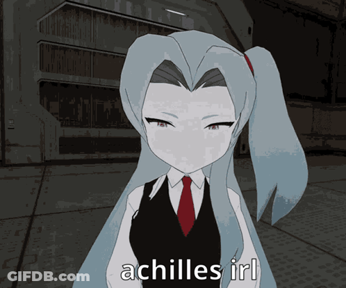 Girl With Achilles Irl GIF