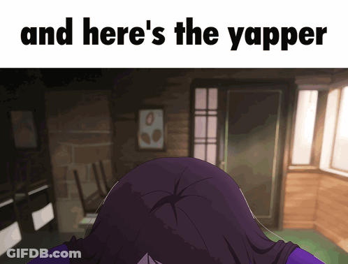 Girl With And Here's The Yapper GIF