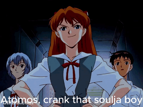 Girl With Atomos Crank That Soulja Boy GIF