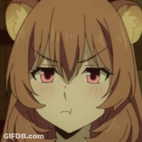 Girl With Bear Ear Making Funny Face GIF
