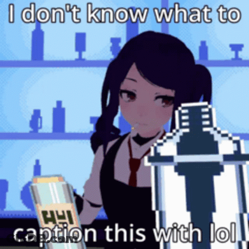 Girl With Black Hair Making Face GIF