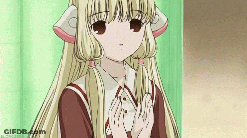 Girl With Blonde Hair And Ears GIF