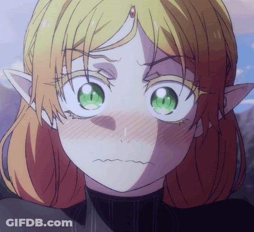 Girl With Blonde Hair And Green Eyes Wearing Crown GIF