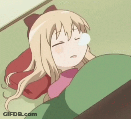 Girl With Blonde Hair Sleeping GIF