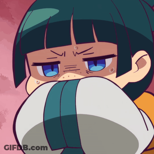 Girl With Blue Eyes Saying Oh Shi GIF