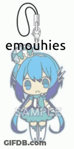 Girl With Blue Hair And Crown GIF