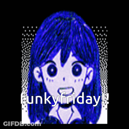 Girl With Blue Hair Funky Friday GIF