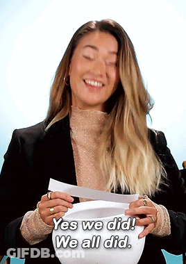 Girl With Blue Hair Saying Yes Yes I Agree GIF