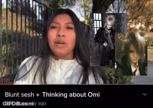 Girl With Blunt Sesh Caption Thinking About Omi GIF