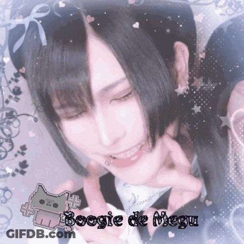 Girl With Boogie De Megu GIF