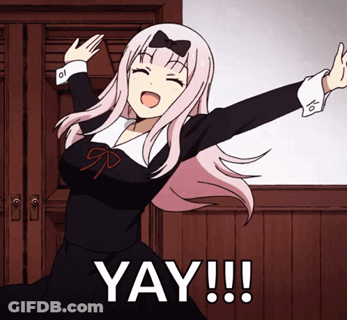 Girl With Bow Dancing Yay GIF