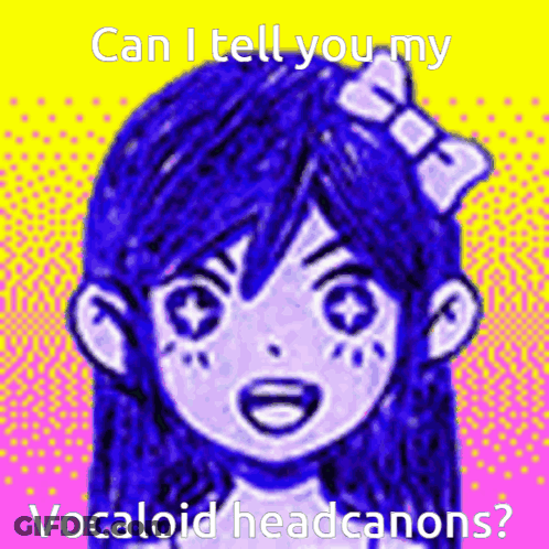 Girl With Bow In Hair Can I Tell You My Vocaloid Headcanons GIF