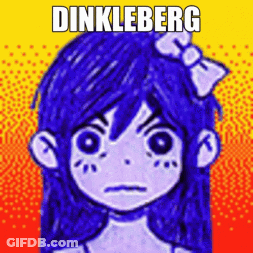 Girl With Bow In Hair Dinkleberg GIF