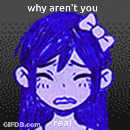 Girl With Bow Saying Why Aren't You Real GIF