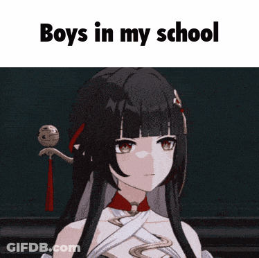 Girl With Boys In My School GIF