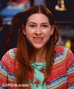 Girl With Braces Smiling GIF