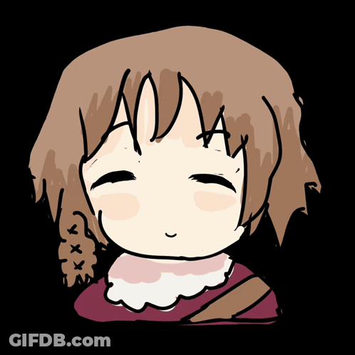 Girl With Braided Hair And Letter A On Forehead GIF