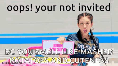 Girl With Braids Holding Born Awesome Sign GIF