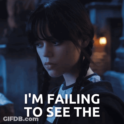 Girl With Braids Says I'm Failing To See The GIF