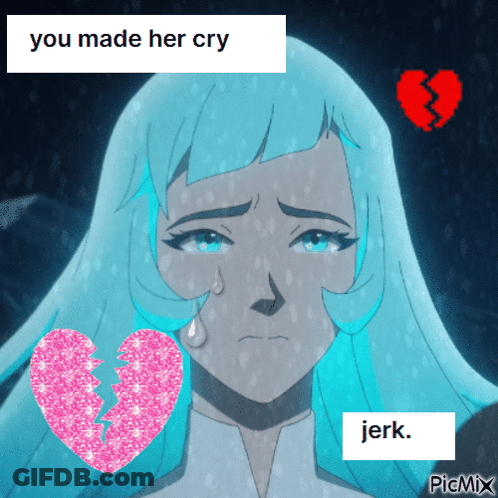 Girl With Broken Heart Saying You Made Her Cry Jerk GIF