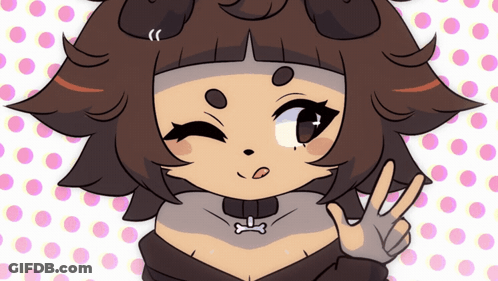 Girl With Brown Hair And Bone Necklace GIF