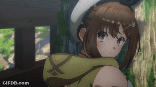 Girl With Brown Hair, Green Hoodie, And X On Shoulder GIF