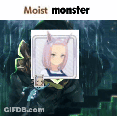 Girl With Cat Ear Moist Monster GIF