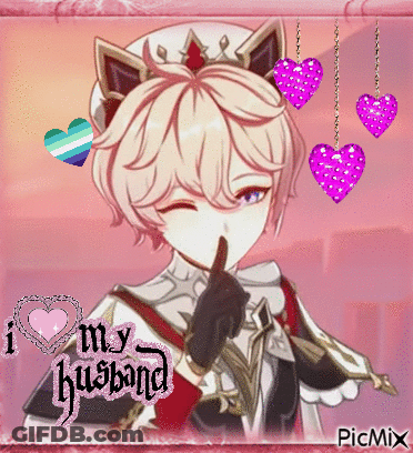 Girl With Cat Ear Saying My Husband GIF