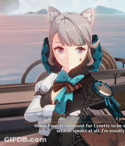 Girl With Cat Ears And Bow Tie Talking GIF