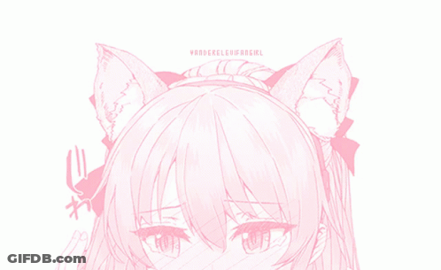 Girl With Cat Ears Yanderelevifangirl GIF