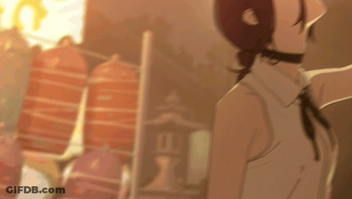 Girl With Choker Drinking From Bottle GIF