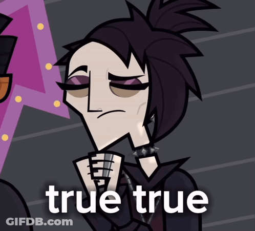 Girl With Choker Saying True True GIF
