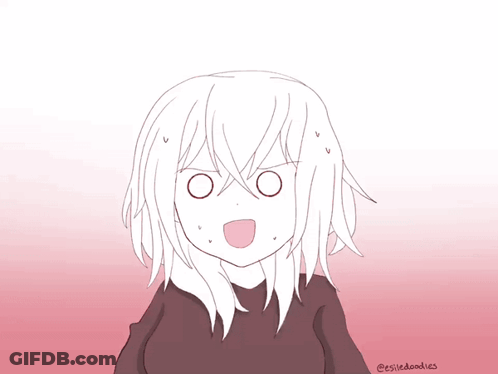 Girl With Circles Around Head Essiedoodles GIF