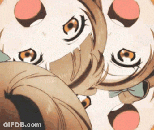 Girl With Circles In Eyes GIF