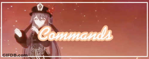Girl With Commands Above Her GIF