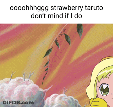 Girl With Cotton Candy Strawberry Taruto Don't Mind If I Do GIF
