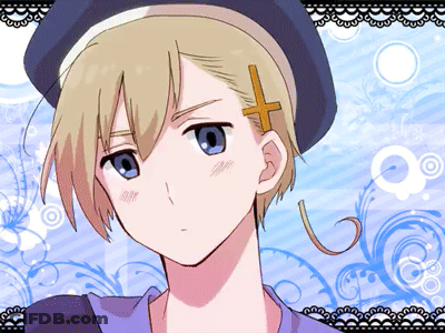 Girl With Cross On Hair GIF