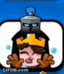 Girl With Crown Holding Heart GIF