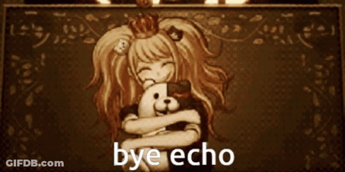 Girl With Crown Holding Teddy Bear Bye Echo GIF