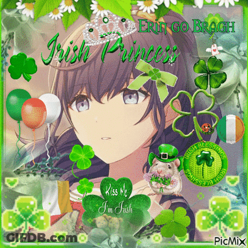 Girl With Crown Irish Princess GIF