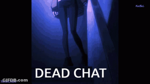 Girl With Dead Chat Text GIF