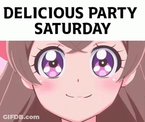 Girl With Delicious Party Saturday GIF