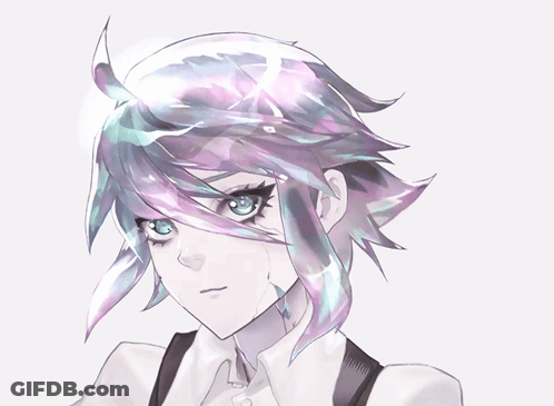 Girl With Diamond In Hair And Blue Eyes GIF