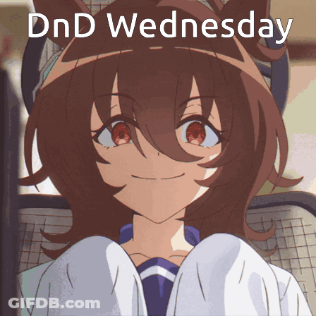 Girl With Dnd Wednesday GIF